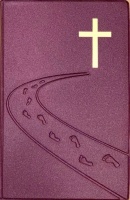БИБЛИЯ 055 Фиолетовый, дорога ко кресту, искусственная кожа, параллельные места, крупный шрифт /140х213/
